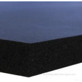 NBR/PVC closed cell black adhesive backed foam rubber sheet